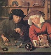 Quentin Massys The Moneylender and His Wife (mk05) Spain oil painting artist